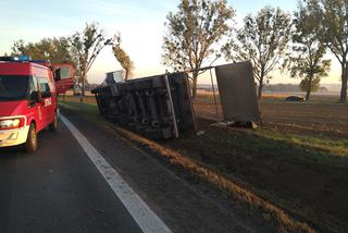 Wypadek w Mlecznej na drodze krajowej 8 