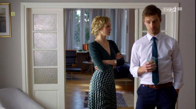 O mnie się nie martw 10 sezon odc. 10.  Paweł (Marcin Korcz), Sylwia (Aleksandra Adamska)