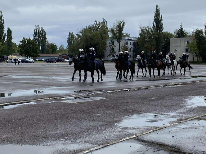 Ćwiczenia policjantów i strażników miejskich