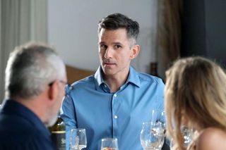 M jak miłość odc. 1839. Kamil (Marcin Bosak), Adam Werner (Jacek Kopczyński), Sylwia (Hanna Turnau)