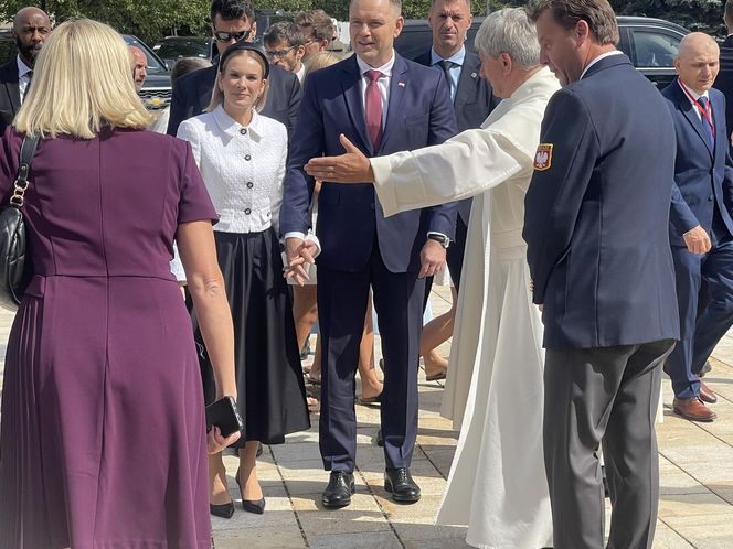Karol Nawrocki z małżonką w USA. Tak przyjęto ich w Doleystown
