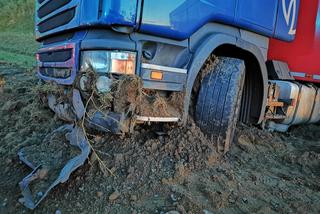 Poważny wypadek ciężarówki na trasie S5
