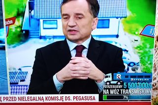 Zbigniew Ziobro pojawił się w piątek rano na żywo w TV Republika