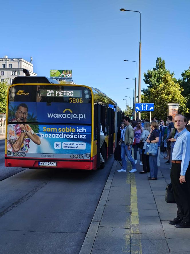 Pożar w metrze w Warszawie 1.07.2025 r.