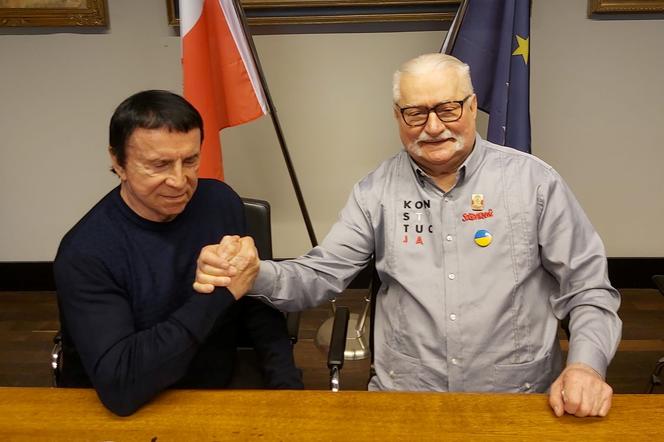 Lech Wałęsa i Anatolij Kaszpirowski