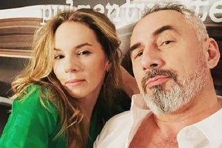 M jak miłość na planie. Sylwia (Hanna Turnau), Adam Werner (Jacek Kopczyński)