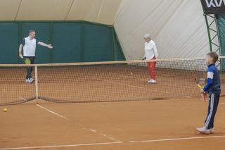 Julia Przyłębska na korcie