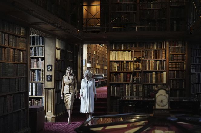 Pierwsza Dama USA w Windsorze spotkała się z królową Kamilą i księżną Kate