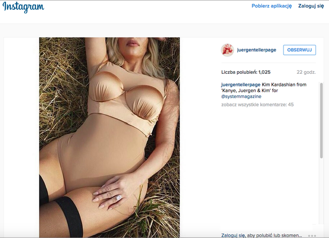 Pupa na kupie piasku - dziwaczna sesja Kim Kardashian