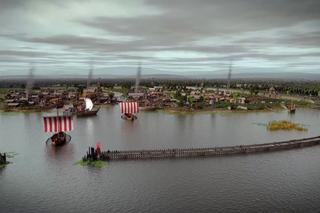 Wizualizacja osady Truso w pobliżu Elbląga