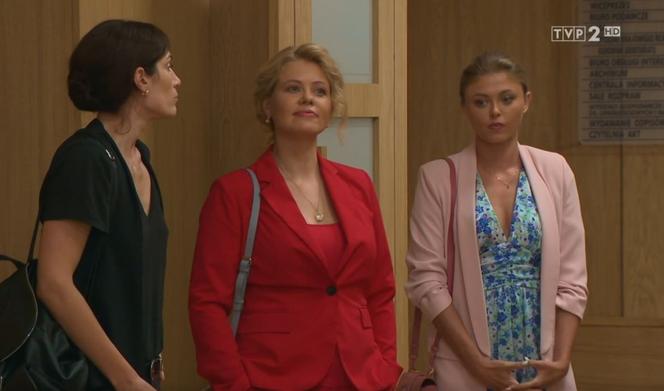 Barwy szczęścia odc. 2397. Celina (Orina Krajewska), Sławka (Ewelina Serafin), Sandra (Joanna Opozda)