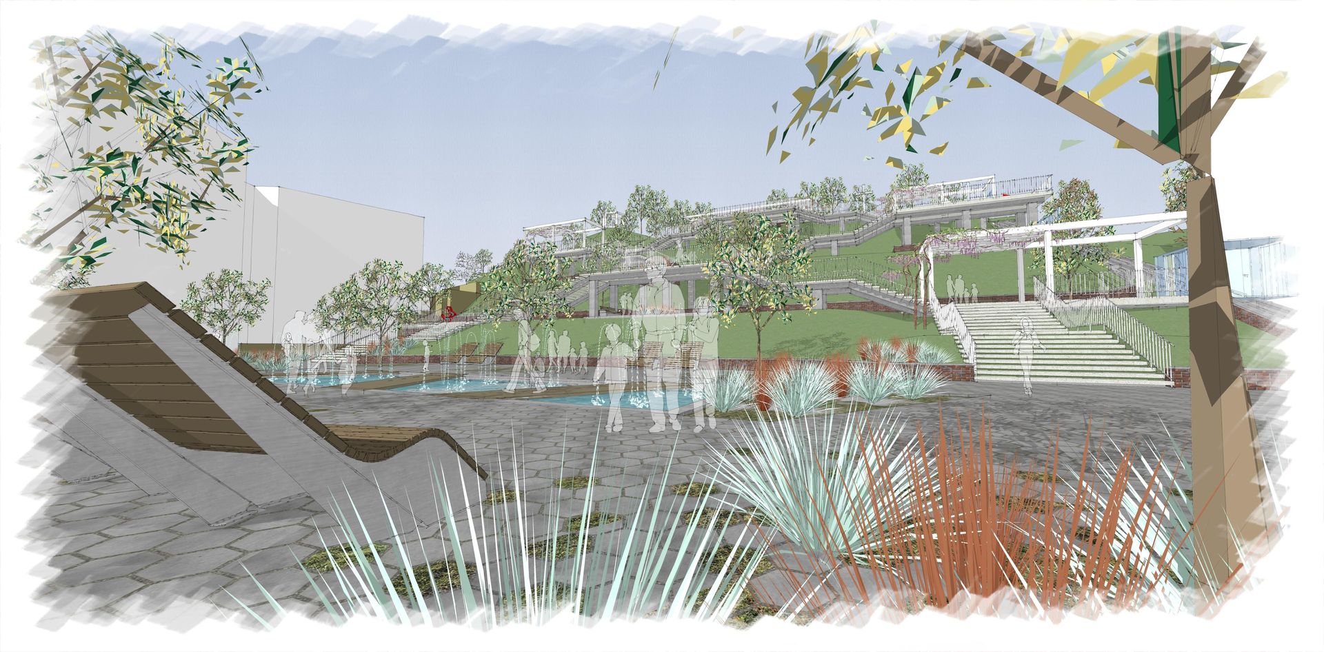 Schody Donikąd - wizualizacje