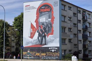 Nowy mural w Białymstoku. Upamiętnił lokalną Solidarność