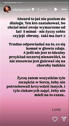 Mocne! Afera Górniak z Pniewskim trwa! On "odrzucił jej zaloty", Górniak ostro odpowiedziała