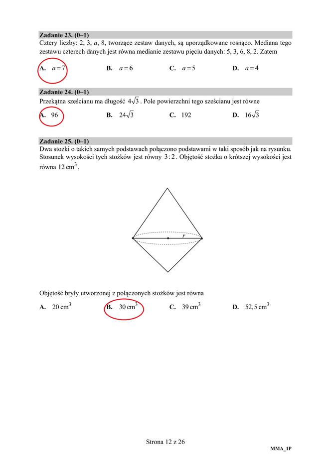 Matura 2020 ARKUSZE CKE z matematyki - poziom podstawowy! [ODPOWIEDZI]