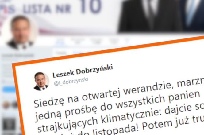 Wpis posła Dobrzyńskiego