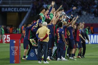 Barcelona - Villarreal: Wyjątkowe sceny po meczu, wielka feta, Barca już z mistrzostwem Hiszpanii
