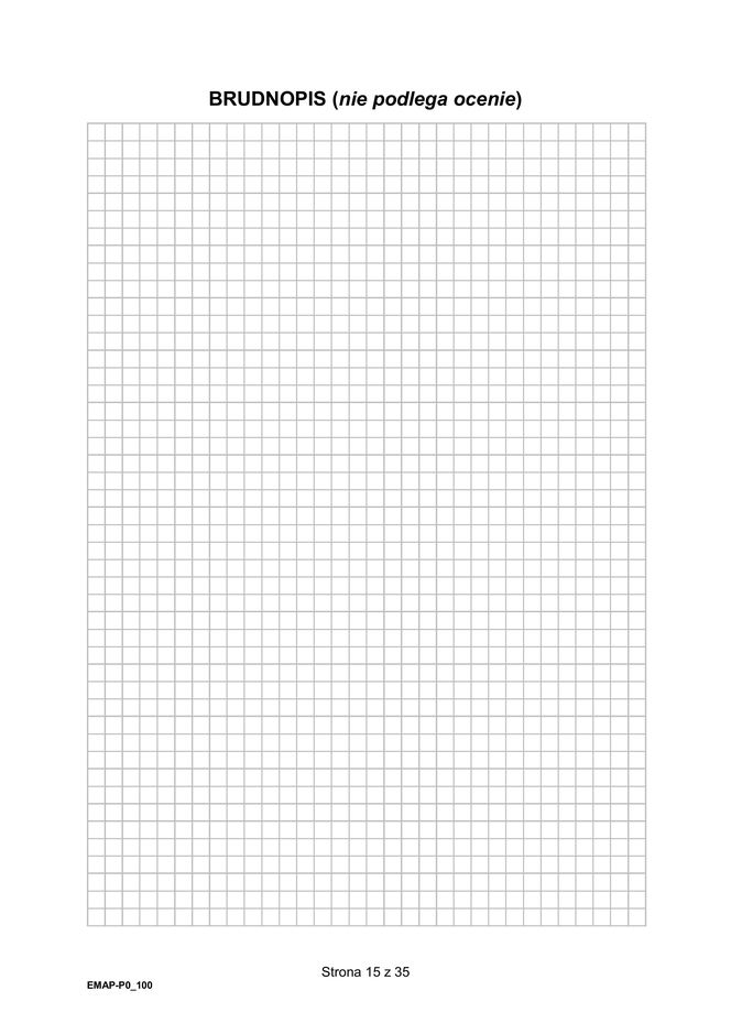 Matura poprawkowa 2025- FORMUŁA 2015