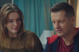 	M jak miłość odc. 1845. Franka (Dominika Kachlik), Paweł (Rafał Mroczek) 