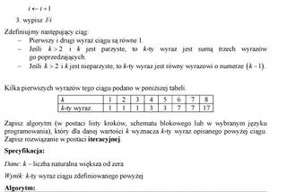 Matura 2012 - informatyka, poziom podstawowy