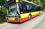 Tragedia niedaleko Kielc. Autobus MZK zderzył się z autem osobowym. W wypadku zginęła kobieta 