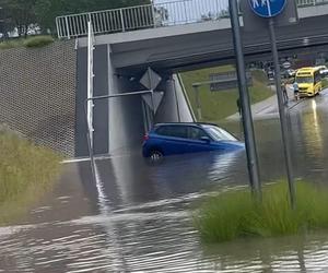 Dąbrowa Górnicza zalana po burzy