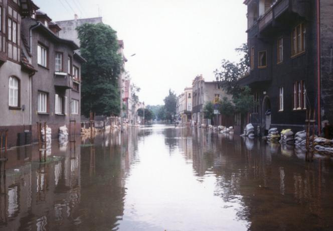Powódź 1997 r. w Lubuskiem. Tak wyglądała Nowa Sól