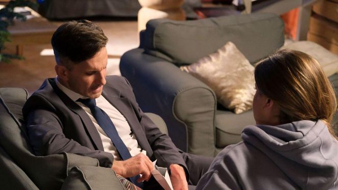 M jak miłość odc. 1855. Anita (Melania Grzesiewicz), Kamil (Marcin Bosak)