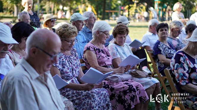 Chętnych do wspólnego śpiewania w Łukowie nie brakowało