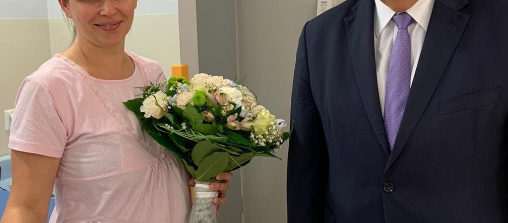 Białystok. Maja urodziła się 1 stycznia 2020 roku. Odwiedził ją prezydent Truskolaski