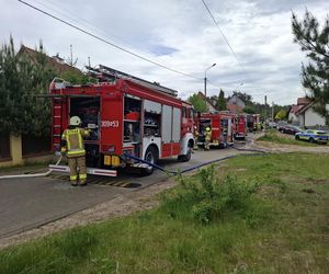 Pożar w Stawigudzie. Poparzona kobieta w szpitalu
