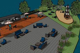 Nowe miejsce spotkań we Wrocławiu. Będą jachty i drinki z palemką [WIZUALIZACJE]