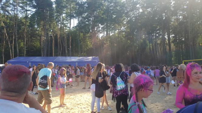 Festiwal kolorów 2019 na plaży miejskiej w Białymstoku