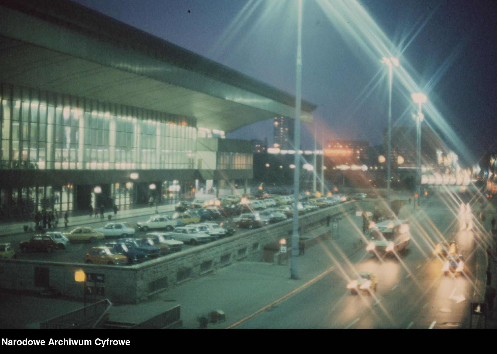 Dworzec Warszawa Centralna pod koniec lat 70. XX wieku