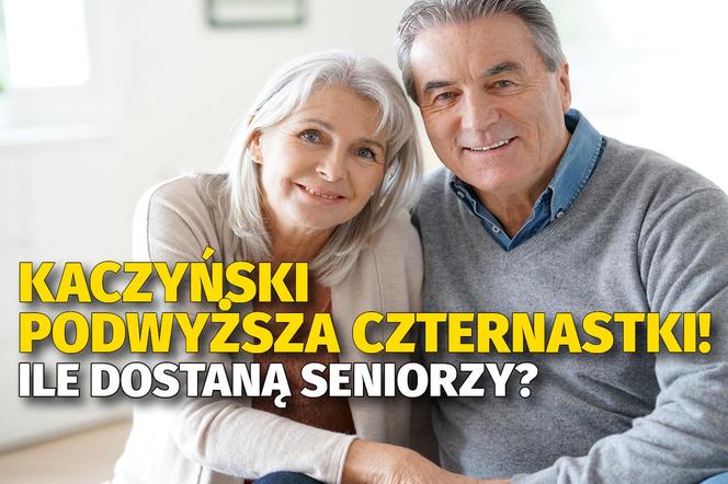 Kaczyński podwyższa czternastki! Ile dostaną seniorzy?