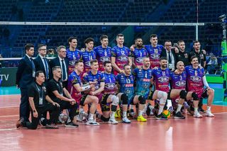Bezbarwny półfinał na otwarcie Final Four w Łodzi. Perugia pokonała zespół z Ankary. Kamil Semeniuk na wszystko patrzył z boku