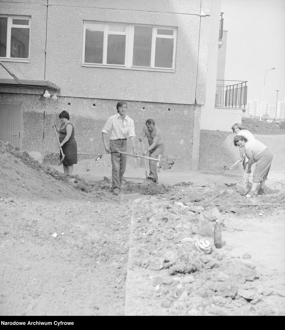 Budowa Ursynowa w 1977 roku