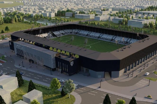 Nowy stadion w Nowym Sączu, w 2025 r. oddanie do użytku