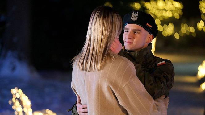 	Święta w M jak miłość odcinek specjalny. Lilka (Monika Mielnicka), Mateusz (Krystian Domagała)