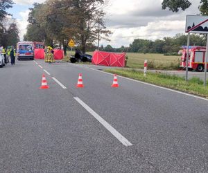 Ścibórz. Śmiertelny wypadek motocyklisty. Zderzył się z kierującym osobowym suzuki