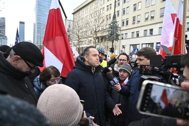 Rolniczy protest w Warszawie