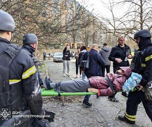 Rosyjski atak rakietowy na Krzywy Róg