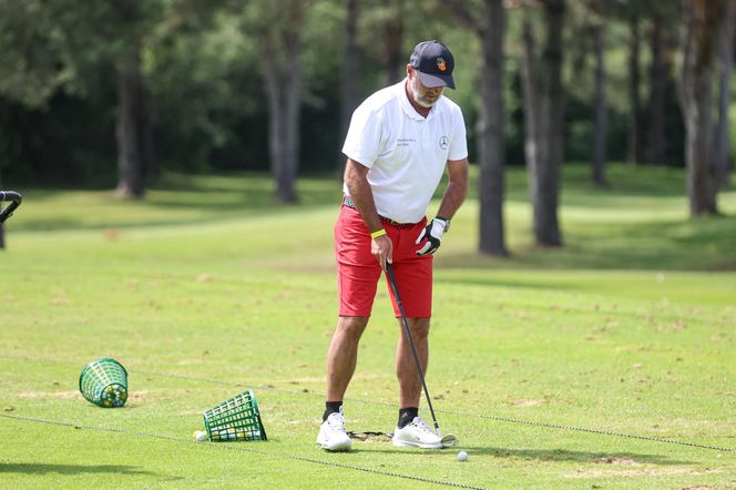 Michał Probierz na polu golfowym