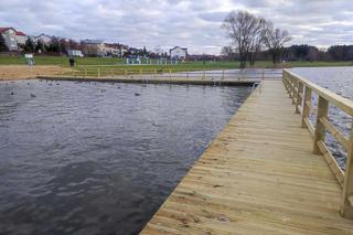 Odnowione molo nad siedleckim zalewem wygląda lepiej i jest bezpieczniejsze dla użytkowników