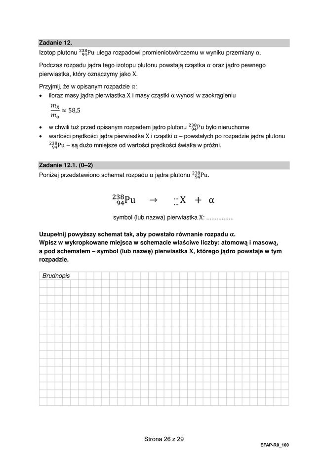 Matura 2025: fizyka 20.05.2025. Arkusze CKE, poziom rozszerzony [Formuła 2015]