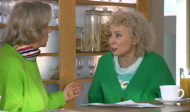Na Wspólnej odc. 3458. Beata (Katarzyna Ptasińska), Maria (Bożena Dykiel)
