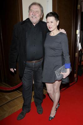 Andrzej Grabowski i jego druga żona Anita Kruszewska