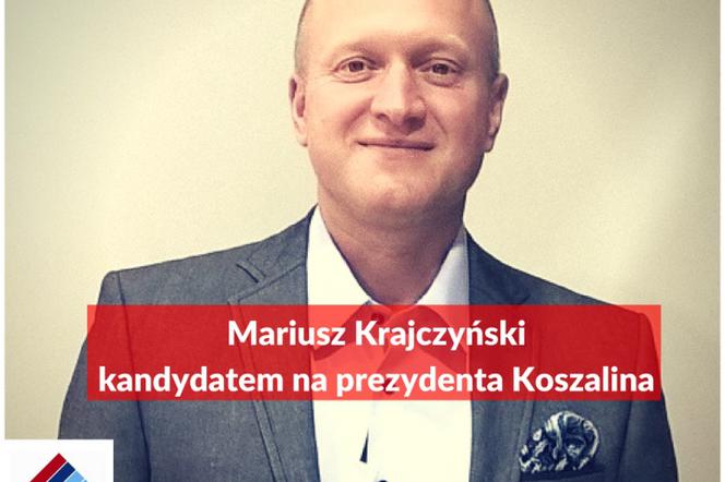 Mariusz Krajczyński kandydatem Lepszego Koszalina na prezydenta miasta.