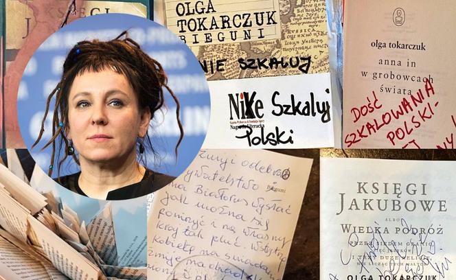 Olga Tokarczuk odesłane książki aukcja 