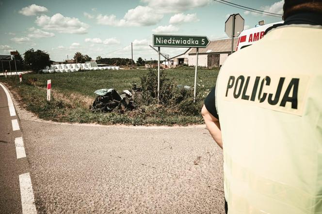 W wypadku w Kosutach 79-latek zginął na miejscu. Rodzinie mężczyzny składamy wyrazy współczucia.